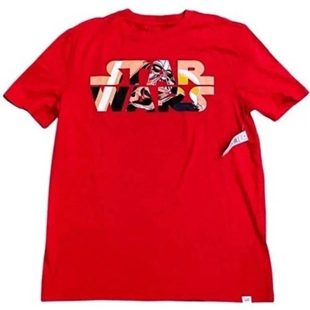 Gap Kids Star Wars Darth Vader Graphic T-Shirt Red XXL 14-16 New